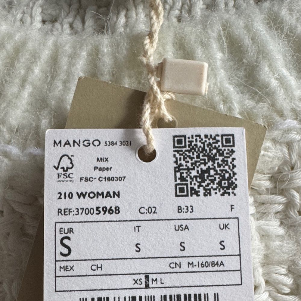 Mango Textured Cream Sweater - Picture 2 of 3
